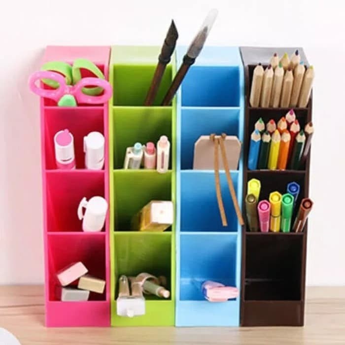 

Gilaa!!! Rak Pensil 4 Slot / Rak Alat Tulis Murah