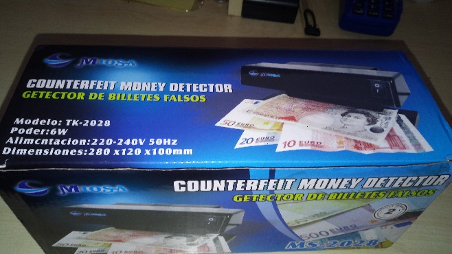 Alat Pendeteksi Deteksi Tes Uang Palsu / Money Detector 2028