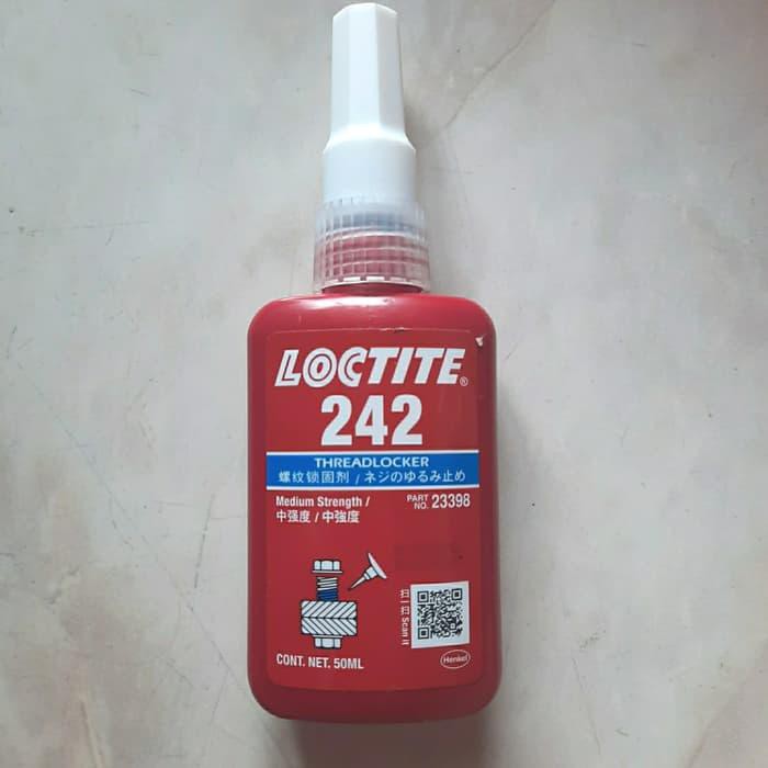 

lem LOCTITE 242 blue biru medium strength threadlocker 50 ml lem ba