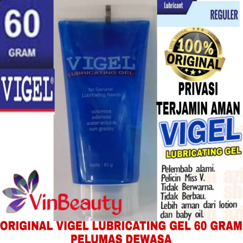 ORIGINAL VI GEL LUBRICATING GEL 60 G / PELUMAS DEWASA VIGELL 60 GRAM