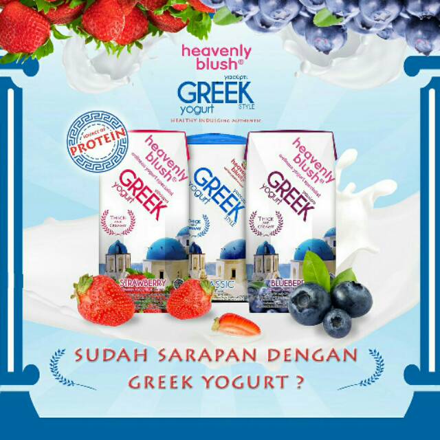

Heavenly Blush Greek Yogurt @200 ml 24 pcs