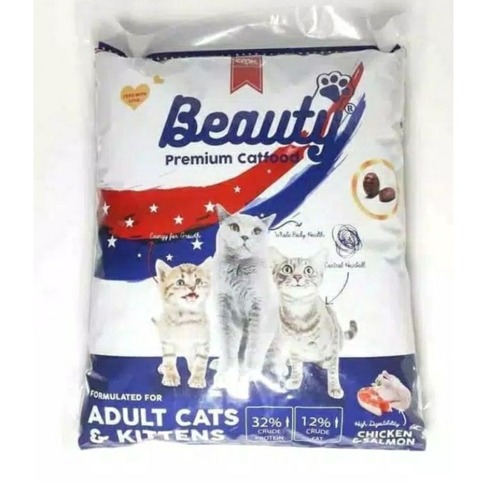 BEAUTY CAT FOOD PREMIUM | MAKANAN KUCING BEAUTY