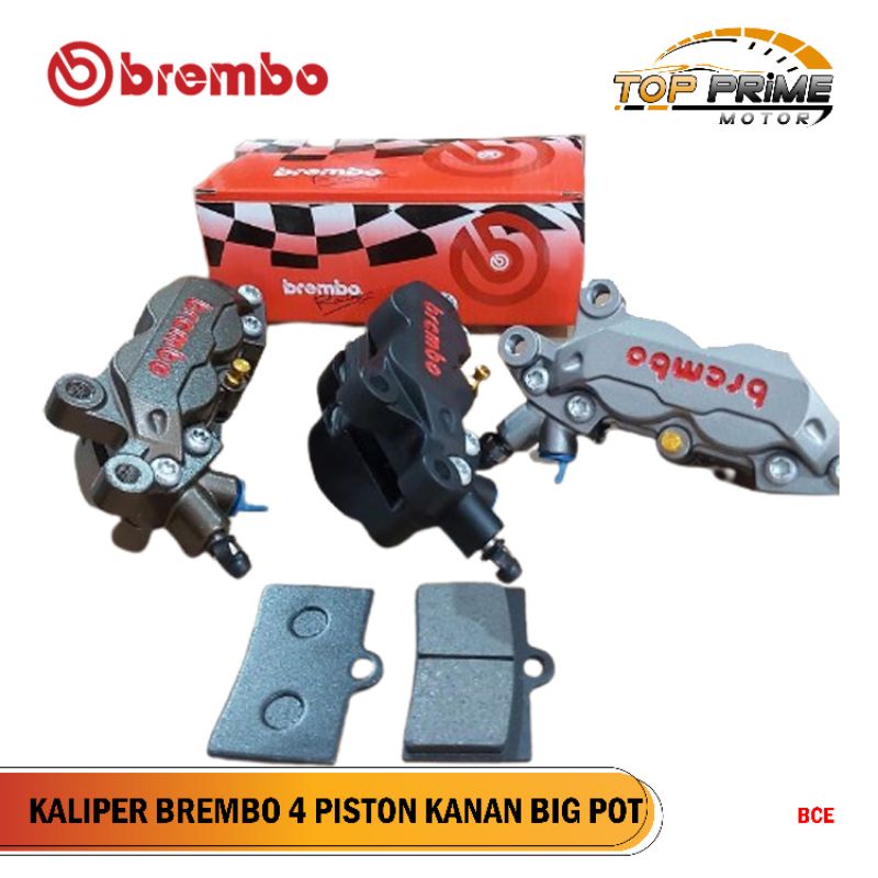 Kaliper Brembo 4 Piston Kanan Big Pot