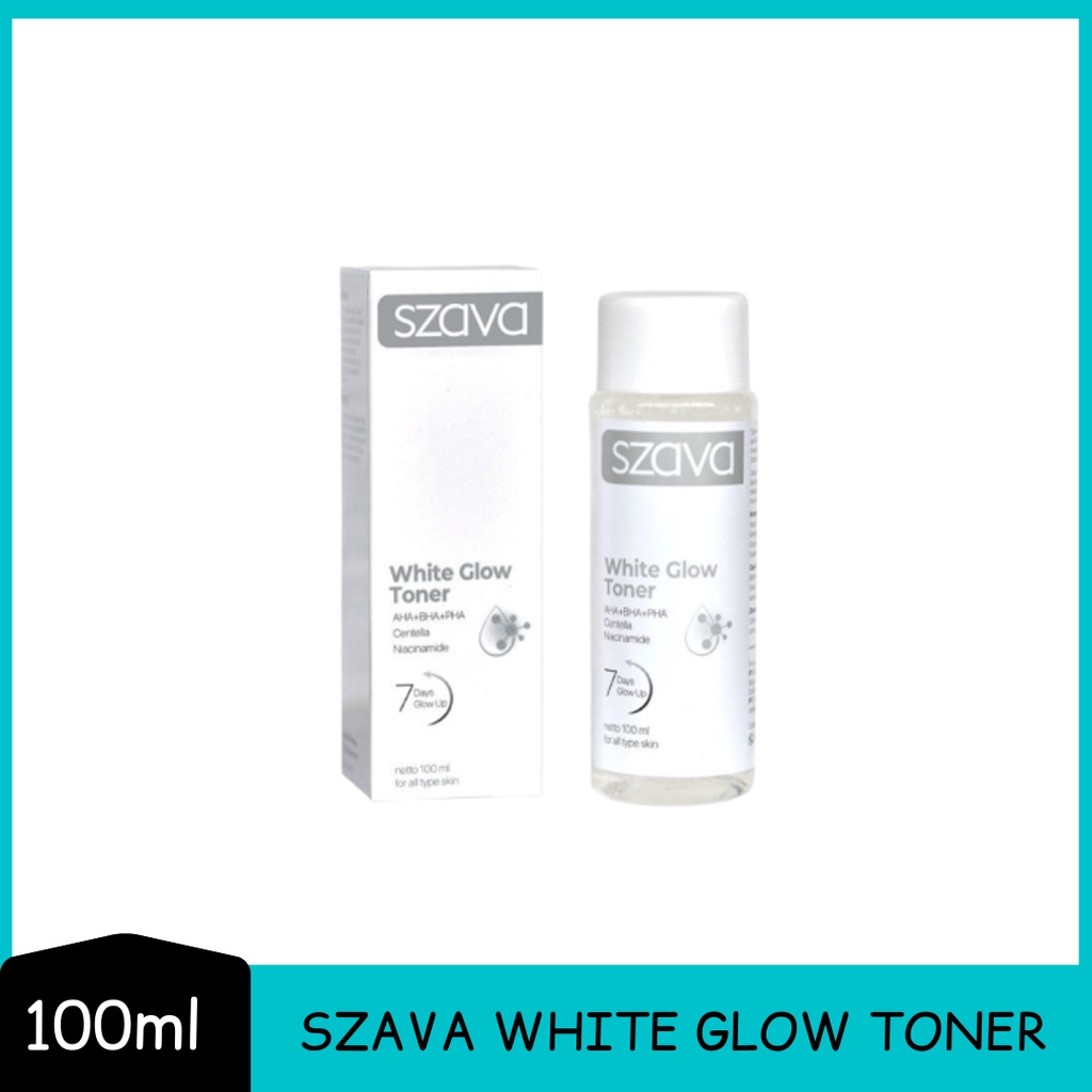 SZAVA WHITE GLOW ALL FACIAL TONER DAY NIGHT