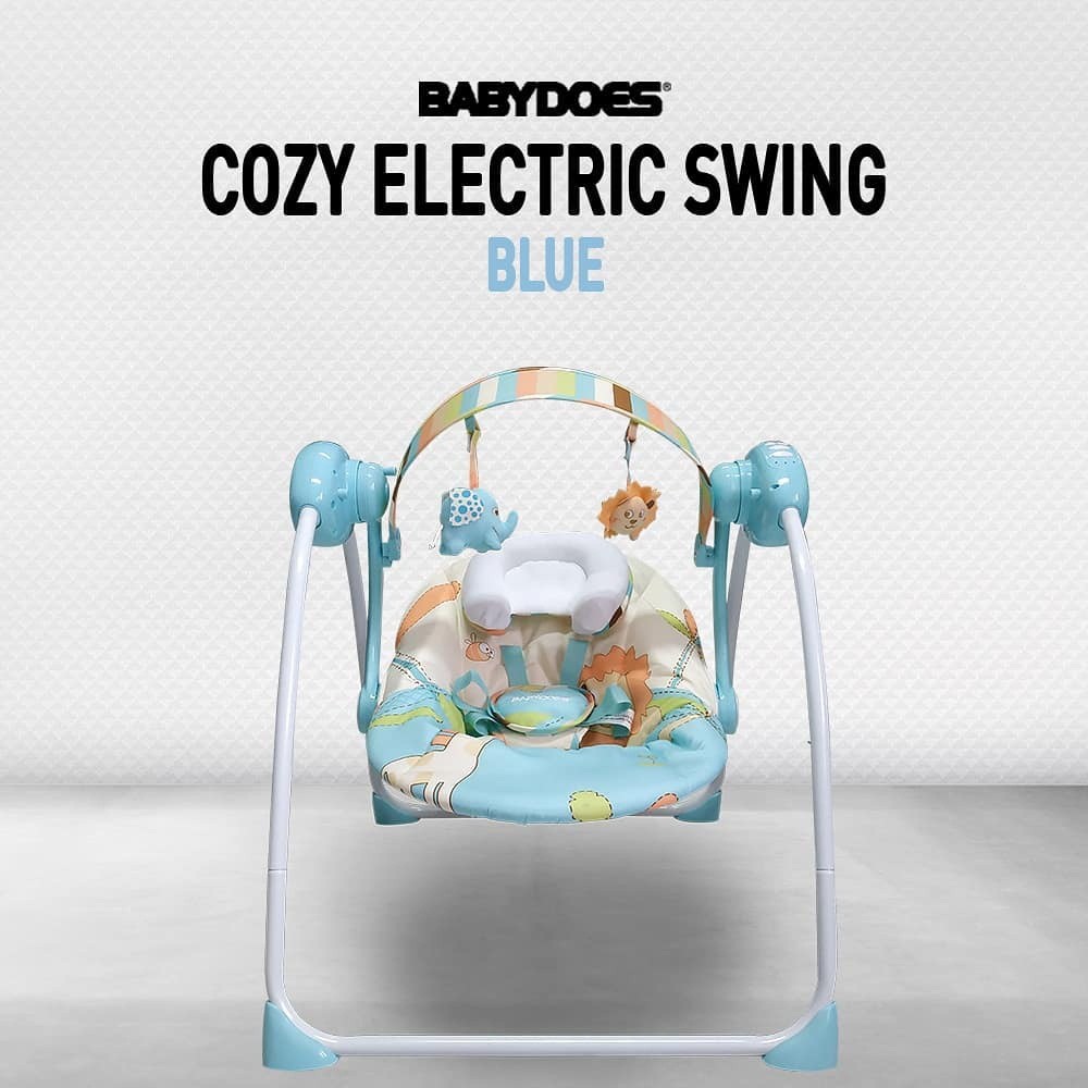 bouncer babydoes cozy electric swing ayunan bayi