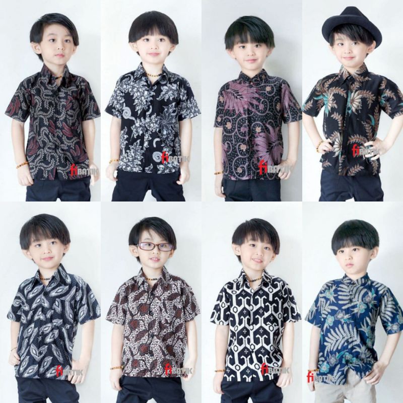 BATIK ANAK COWOK M L XL//KEMEJA BATIK ANAK COWOK//BAJU BATIK ANAK COWOK//BATIK ANAK LAKI LAKI