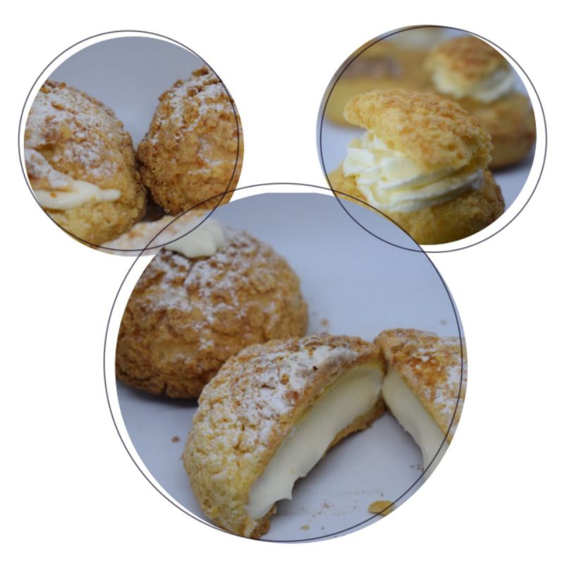 

Choux au craquelinMini 6 pcs