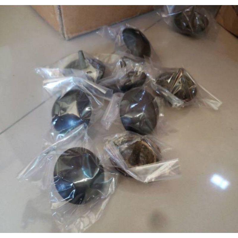 Kerajinan - paku pinus 3 cm kuningan paku klasik antik / paku pines kuningan asli