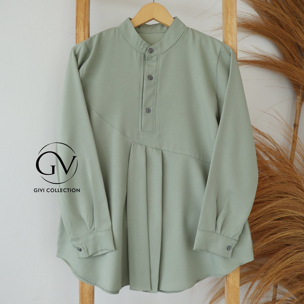 Bianca Blouse  /Atasan wanita / Busui-matcha