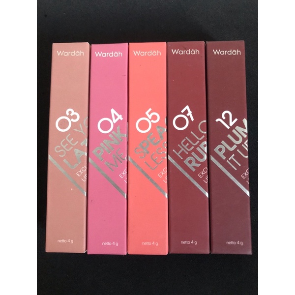 Wardah Exclusive Matte Lip Cream Lipstick Kosmetik Bibir Murah