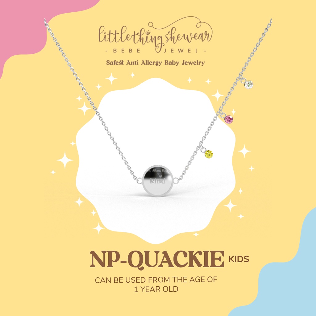 Kalung Anak NP-QUACKIE 3,5gr - THE ANIMALS SERIES