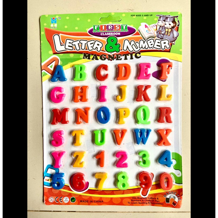 

LETTER & NUMBER MAGNETIC