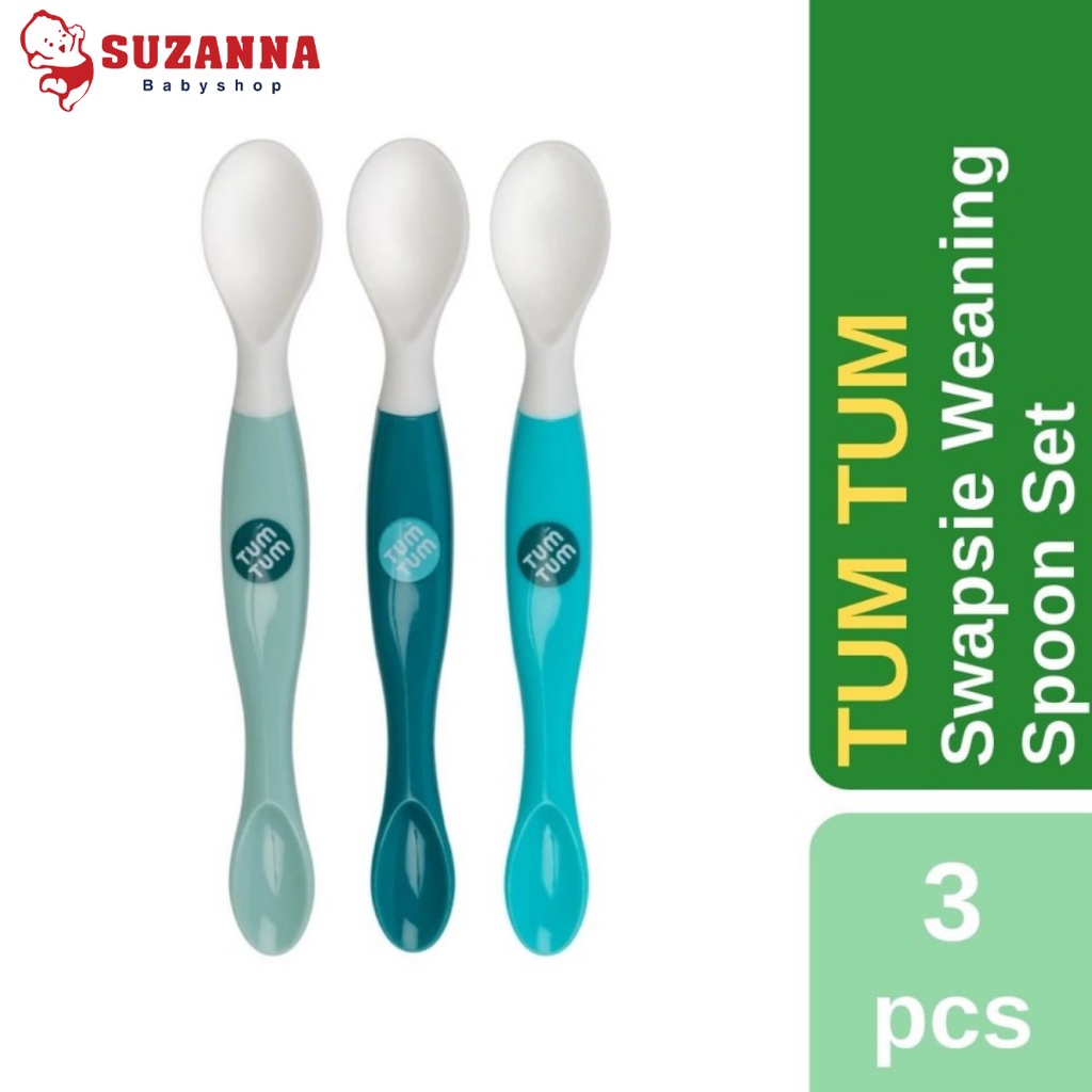 TumTum Swapsie Spoons 3pcs / Tum Tum Weaning Baby Spoons