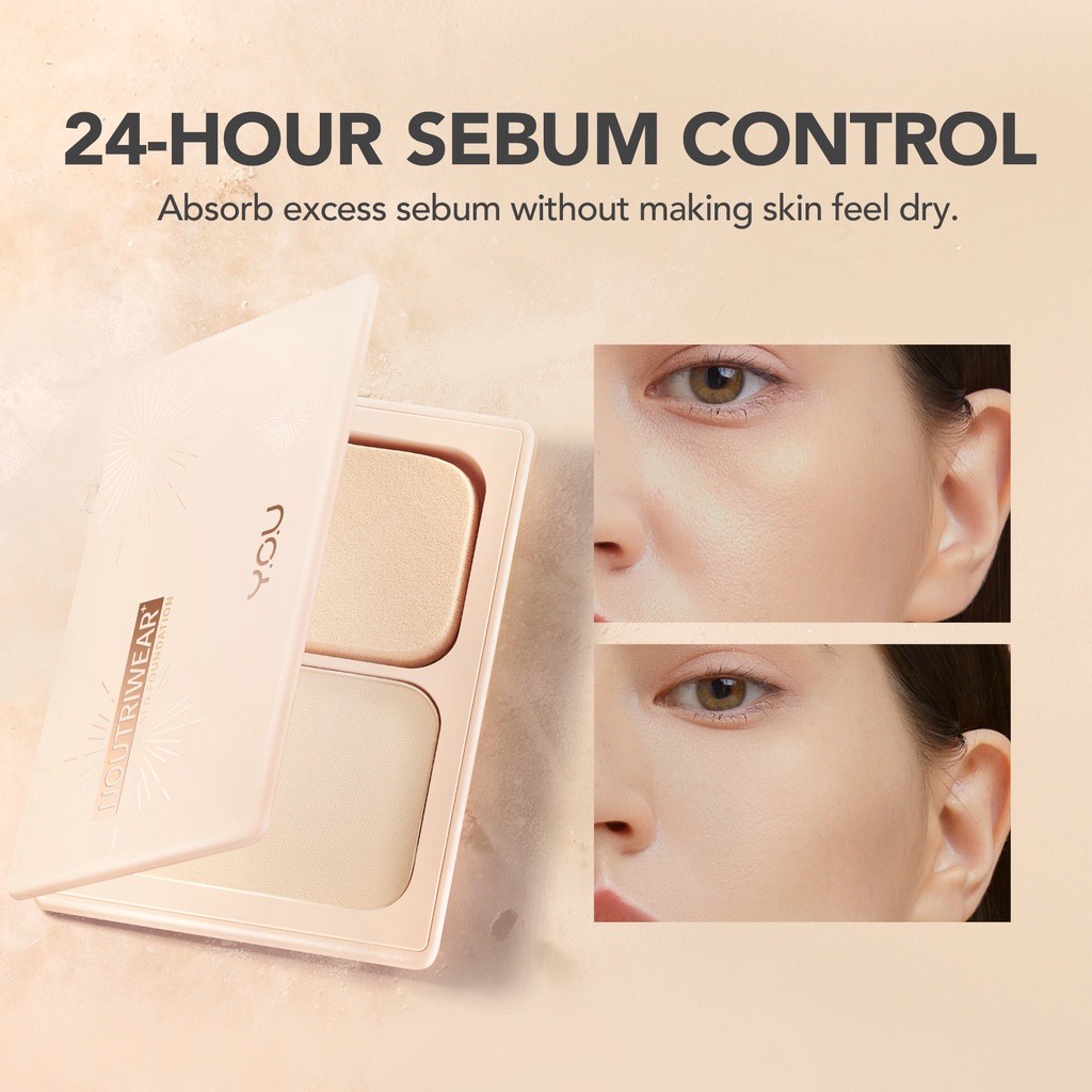 YOU Noutriwear+ Silky Pressed Fondation / Bedak you