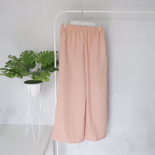 CELANA KULOT POLOS WARNA Coklat Susu Shopee Indonesia CELANA KULOT POLOS WARNA Coklat Susu Shopee Indonesia