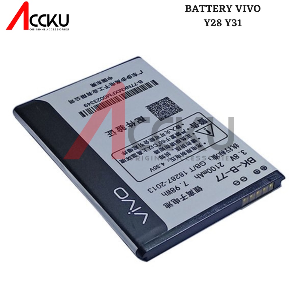 BATTERY VIVO Y28 Y31 BATERAI VIVO B-77 Y28 ORIGINAL