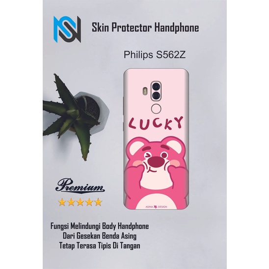 2pcs Garskin HP Philips S562Z Motif KI - Custom motif via chat