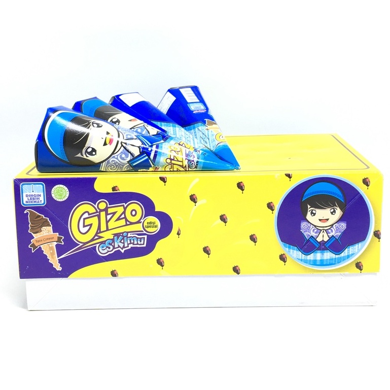 

Gizo Eskimu Wafer isi Krim 1Box isi 20 pcs