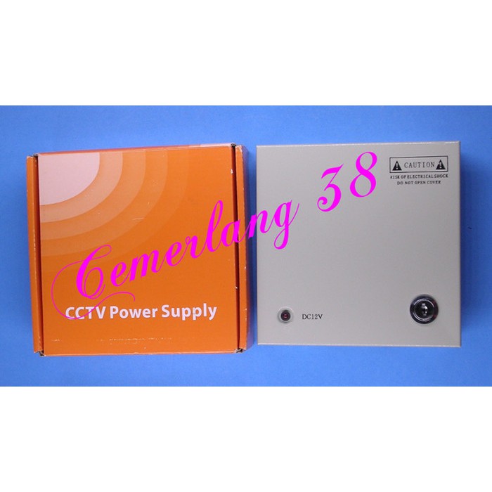 Power Supply CCTV 12V 5A Box Panel CCTV 12 V 5 A