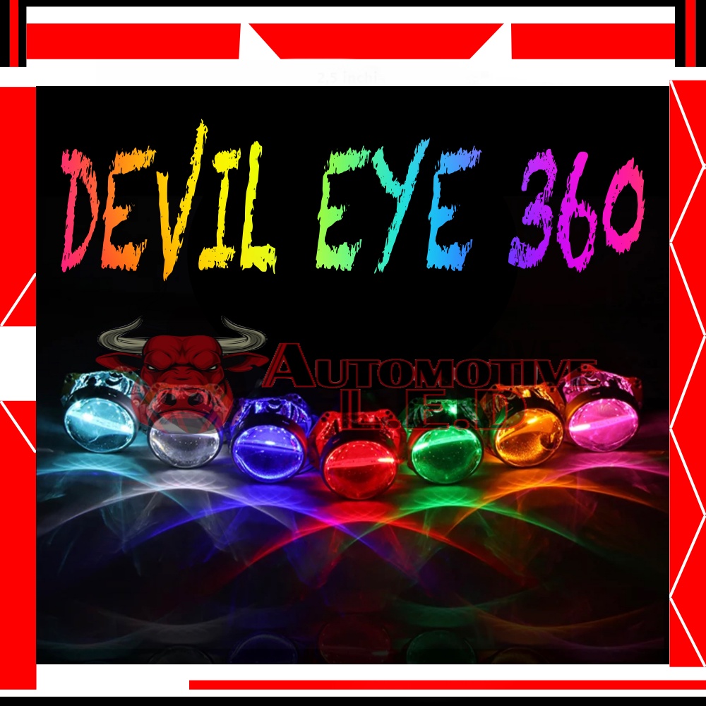 ORIGINAL DEVIL EYE 360 | DE 360 | DEVIL EYE MOTOR MOBIL | DEVIL PROJECTOR