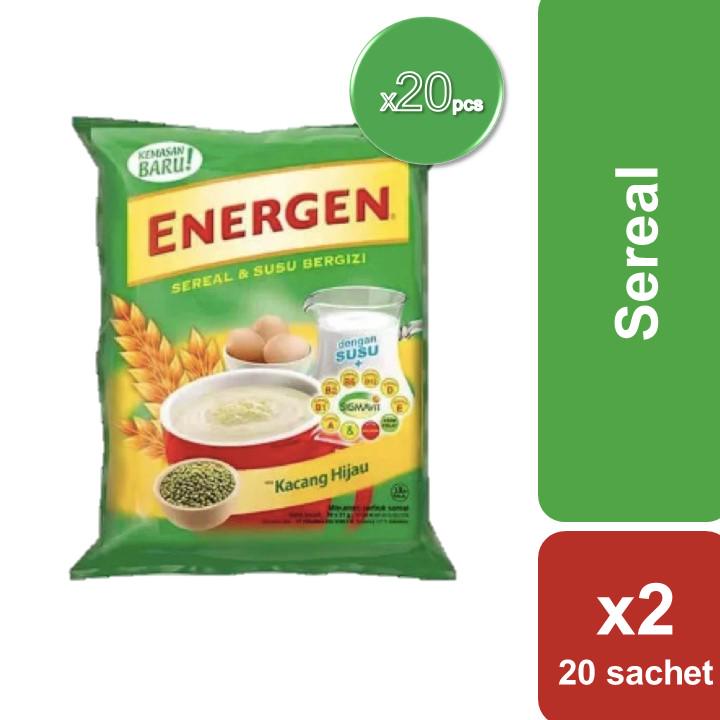 

Energen Kacang Hijau Bag (20 sachet x 30 gr) - Twinpack