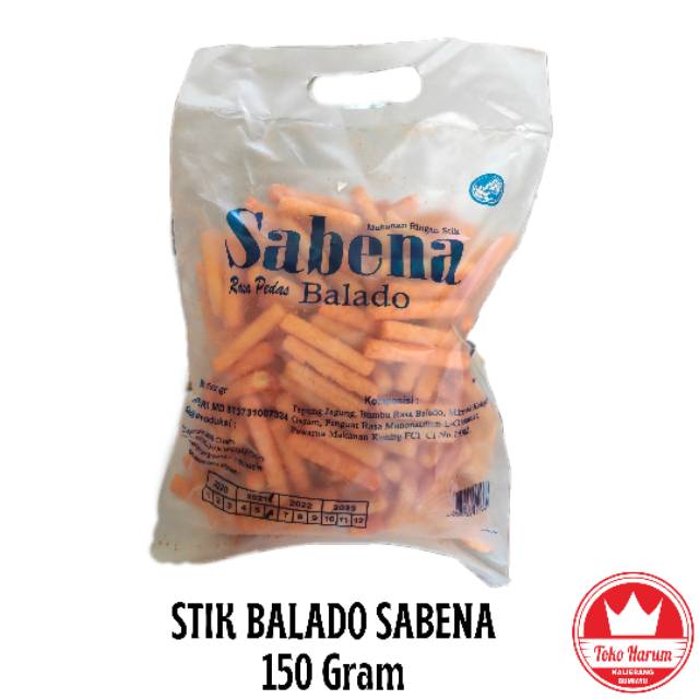 

MAKANAN RINGAN SABENA STIK BALADO 135 Gram [Harum Snack Official] CAMILAN RINGAN SNACK CAMILAN SNACK KILOAN CEMILAN KILOAN JAJAN KILOAN