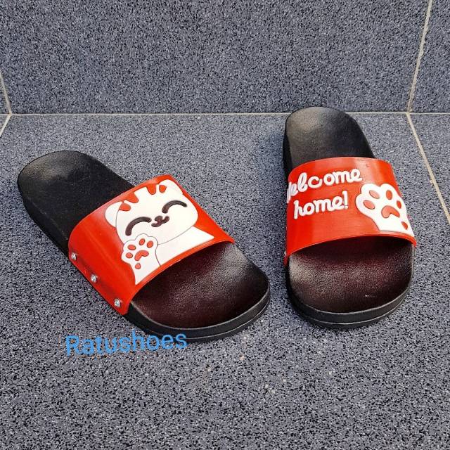 Sandal Wanita Karakter Selop / Welcome SZ37-40