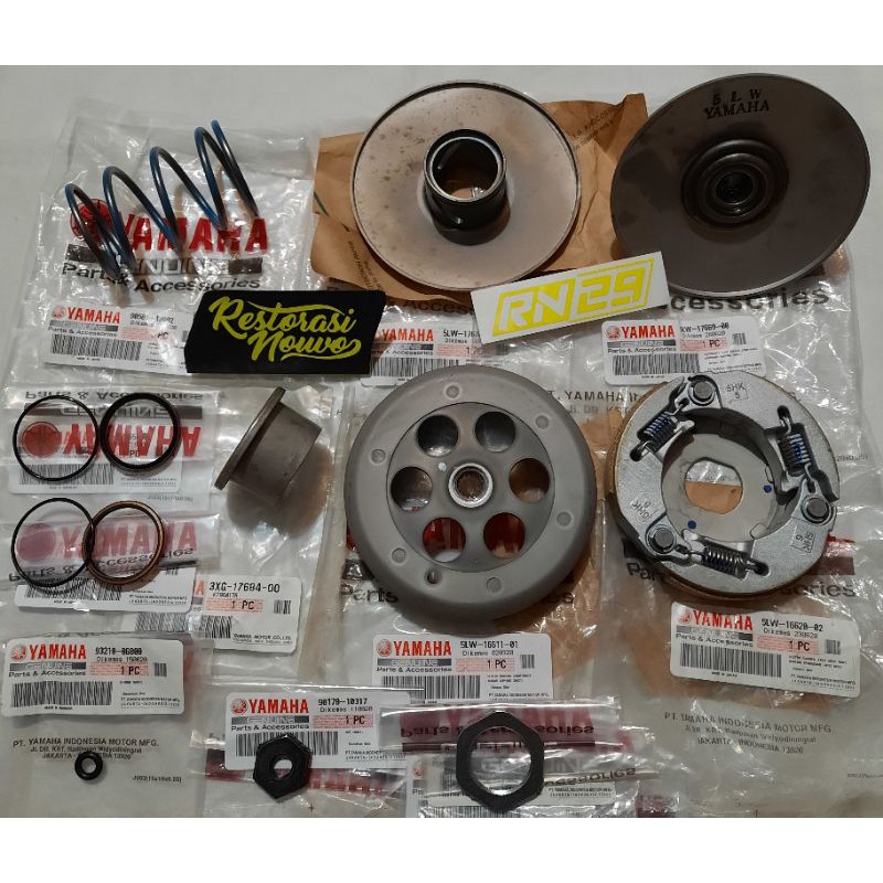 Puli nouvo original set pulley set nouvo oroiginal puly set nouvo puli belakang nouvo original set