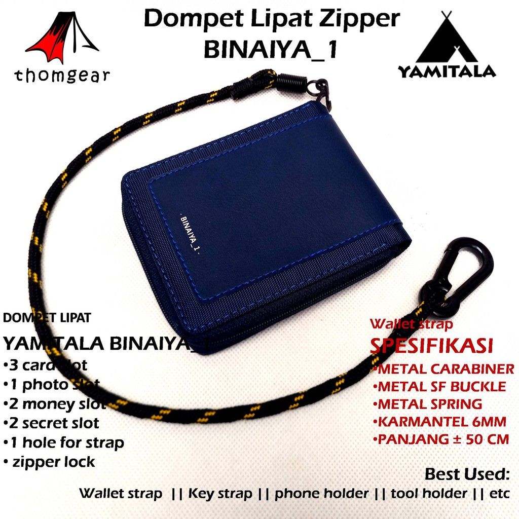 Thomgear Yamitala Dompet Lipat Binaiya 1 Original Yamitala