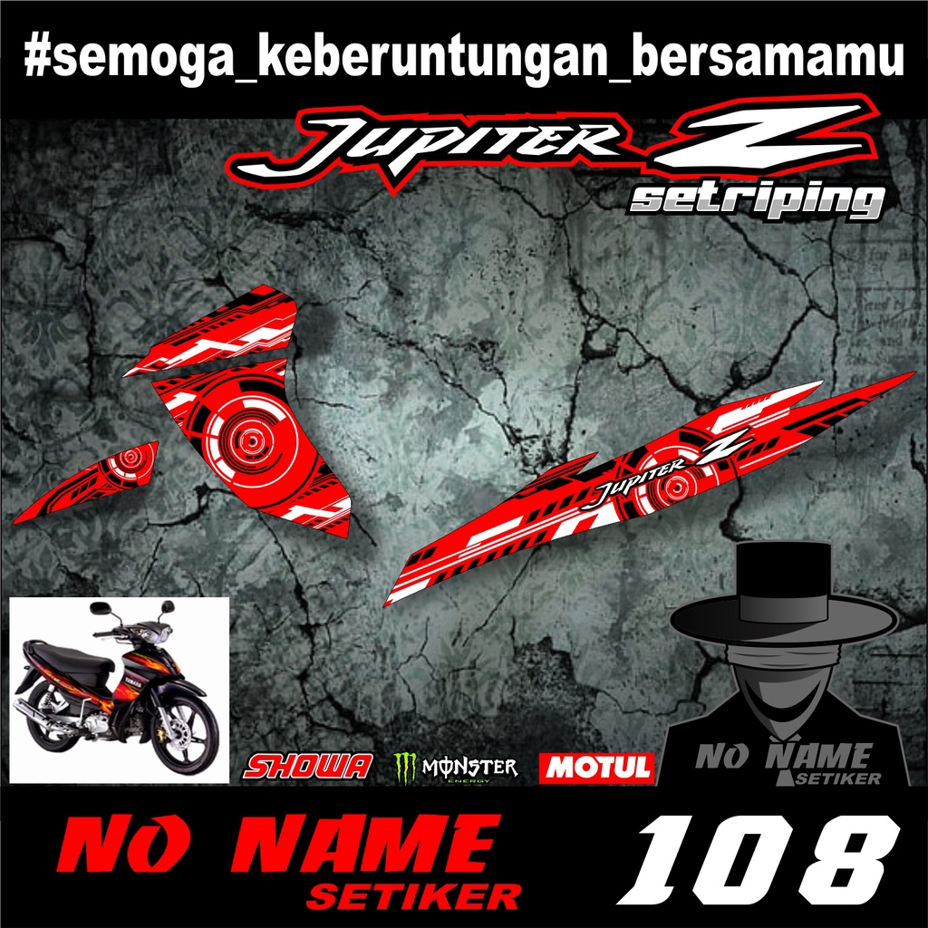 Striping Jupiter Z(108) 2004 2005 2006 2007 2009 stiker sticker setiker