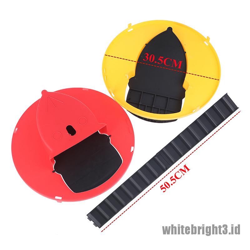 ❤White3 Warna Putih❤ Jebakan Tikus Model Flip Bahan Plastik