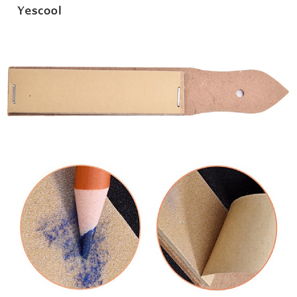 Yescool 1 Pc Rautan Pensil Amplas Aneka Warna Untuk Gambar DIY