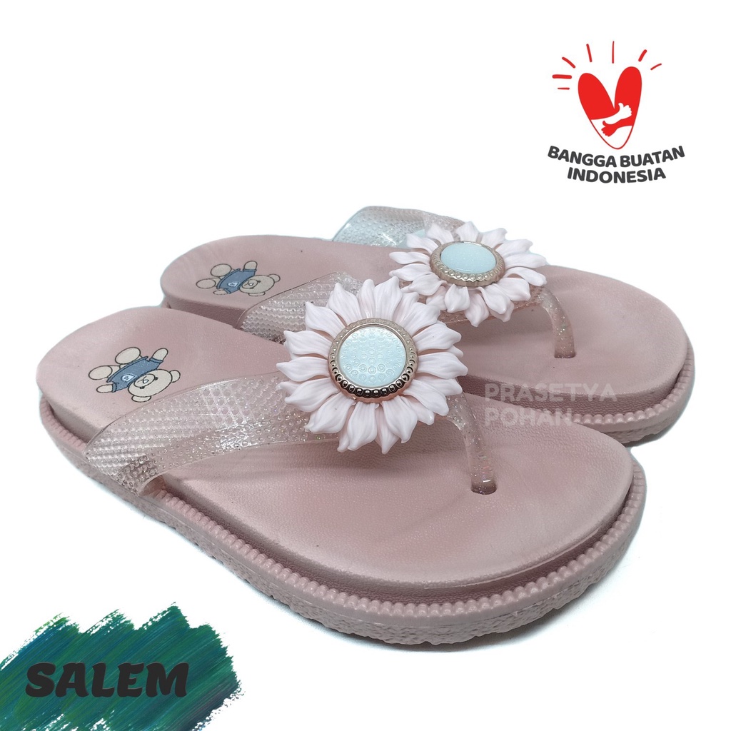 Sandal Anak Perempuan ANTI AIR - Sendal Anak Perempuan Motif Bunga