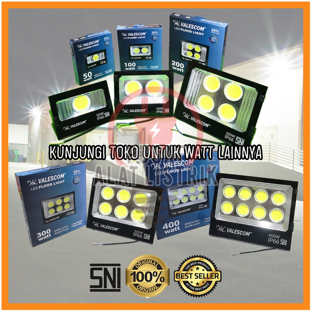 LAMPU SOROT LAMPU TEMBAK 200W 200WATT 200 WATT 200 W CAHAYA PUTIH / KUNING WARM WHITE KAP LED SOROT OUTDOOR TEMBAK COB