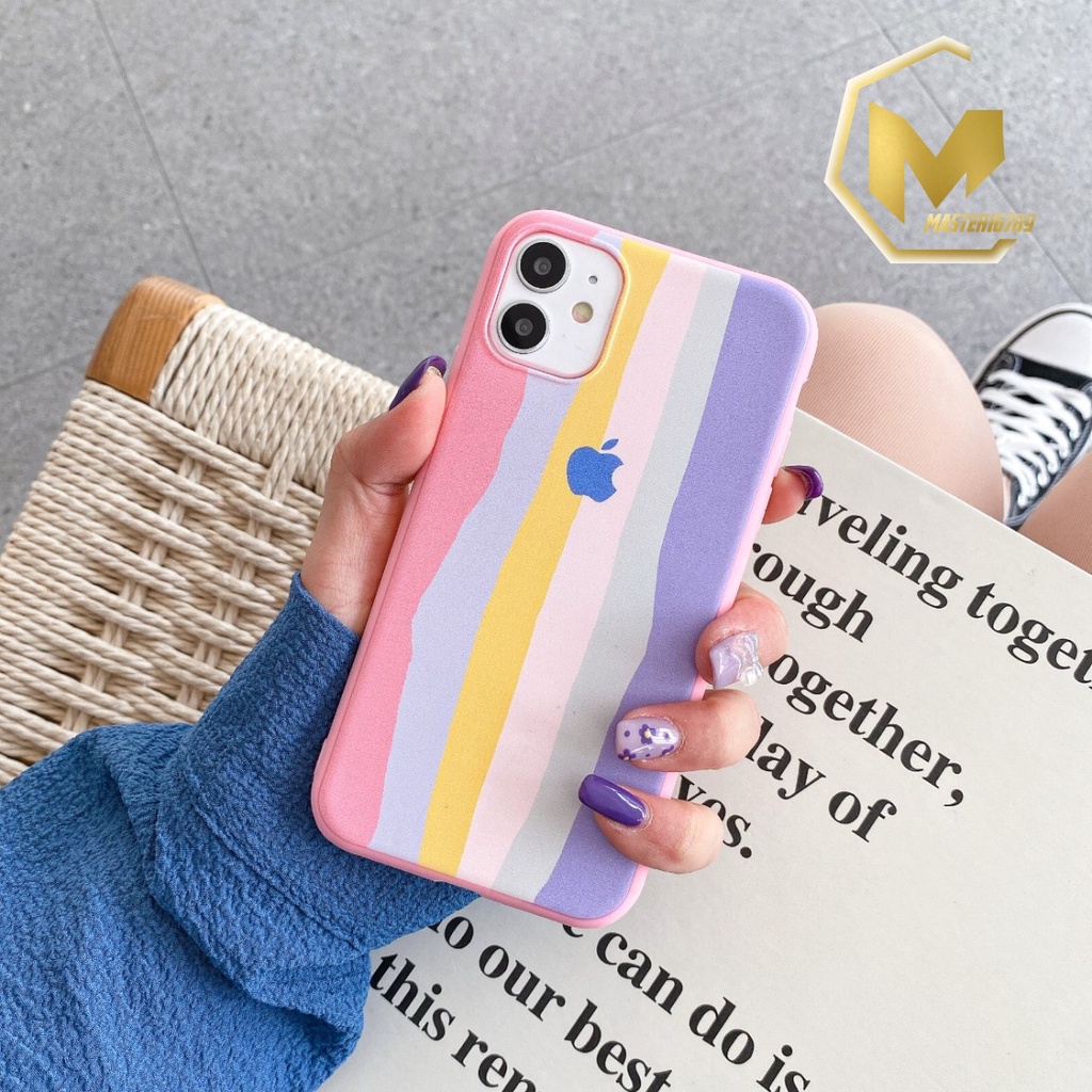 ss046 softcase rainbow i phone 6 6+ 7 7+ x xr xs max 11 pro max 12 MA1999