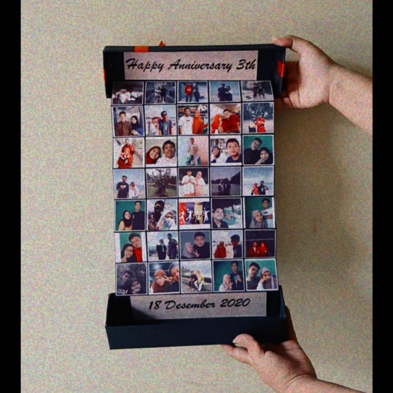 

gift box polaroid