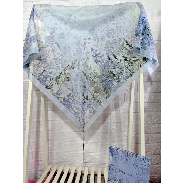 Frozen Scarf in Ice Water By ButtonScarves X Disney Voal Standar