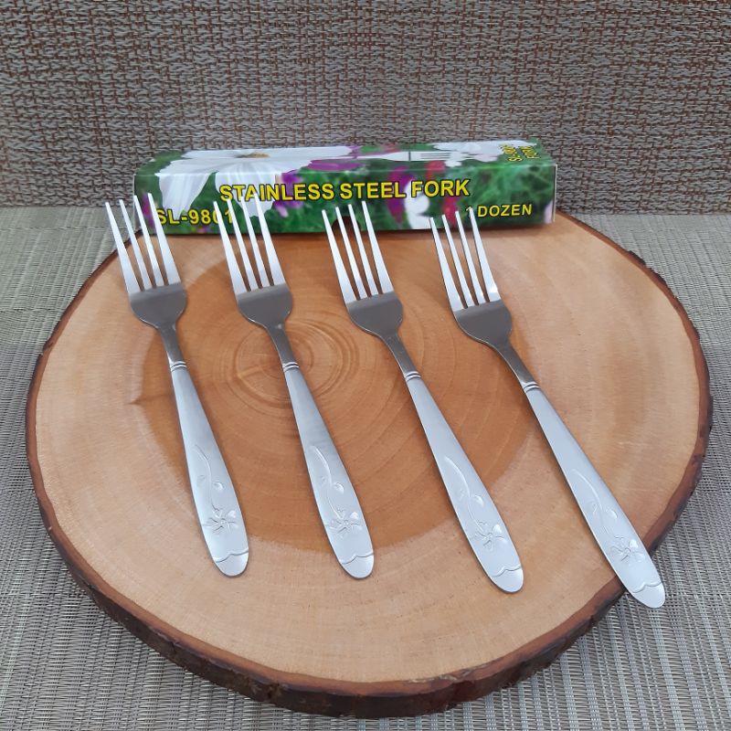 12pcs GARPU MAKAN SENDOK MAKAN SEALION SELUSIN TEBAL STENLESS STEEL / SENDOK RESTO HOTEL .SENDOK BUNGA MAWAR