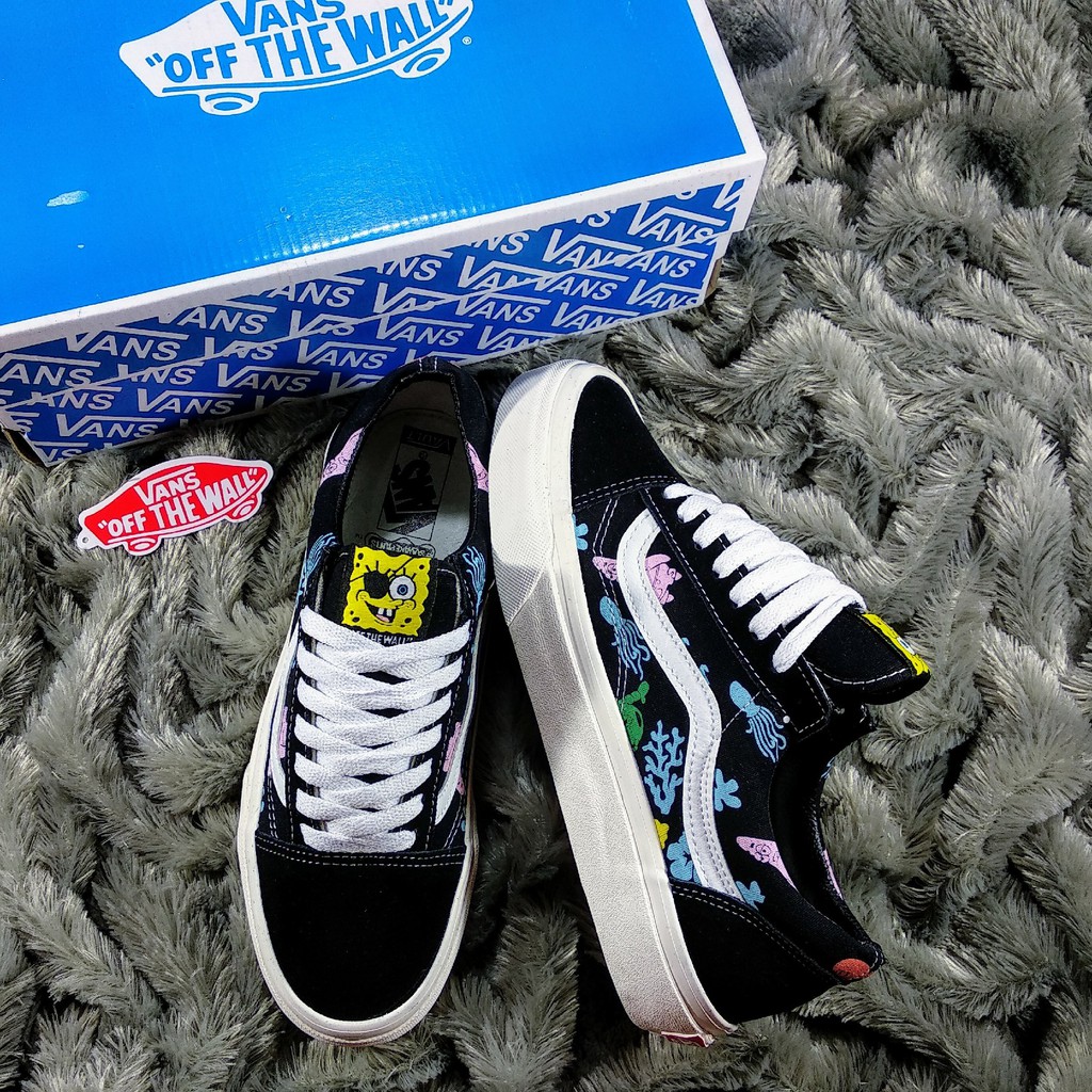 old skool spongebob vans