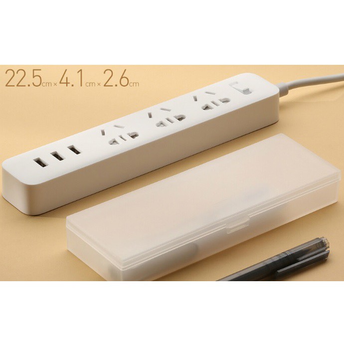 Smart Power Strip 3 Plug dengan 3 USB Port 2A Xiaomi Mi  (ORIGINAL)