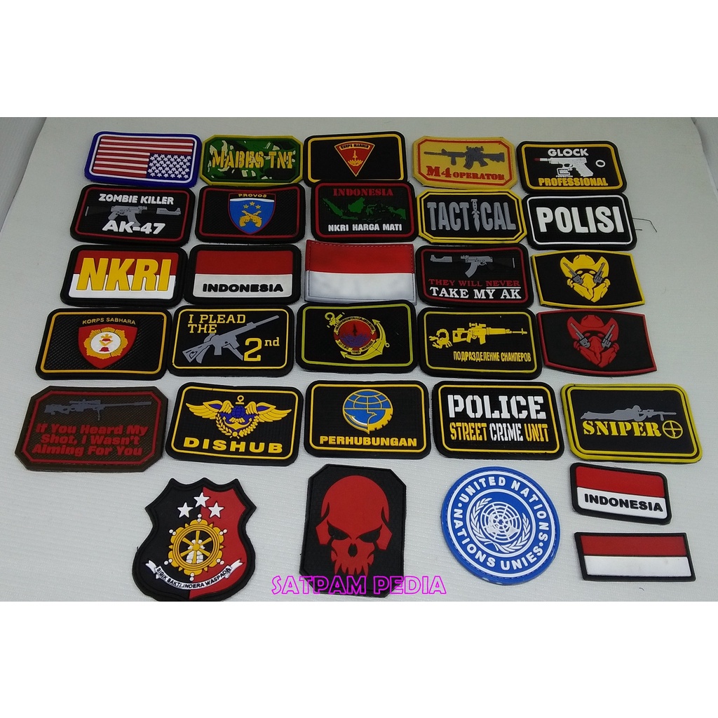 Rubber Patch Logo - Emblem Karet Logo