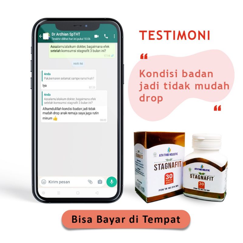 Stagnafit 30 kapsul - Obat Herbal Stroke Kebas Kesemutan