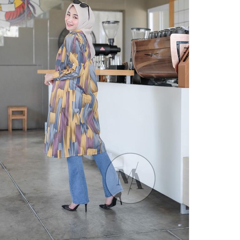 ➨ osela chati long tunik motif viscose ✈