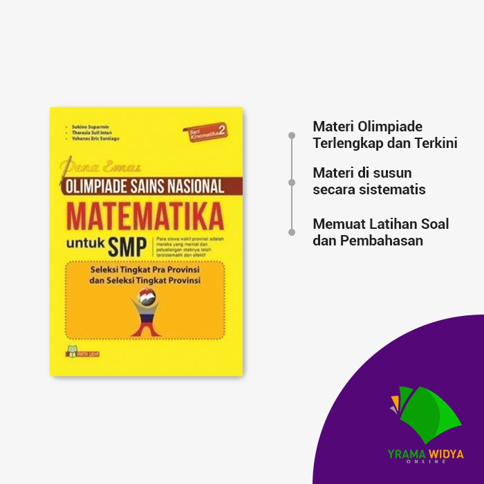 Yrama Widya - Buku Pena Emas OSN Matematika SMP Seri Kinomatika 2-1