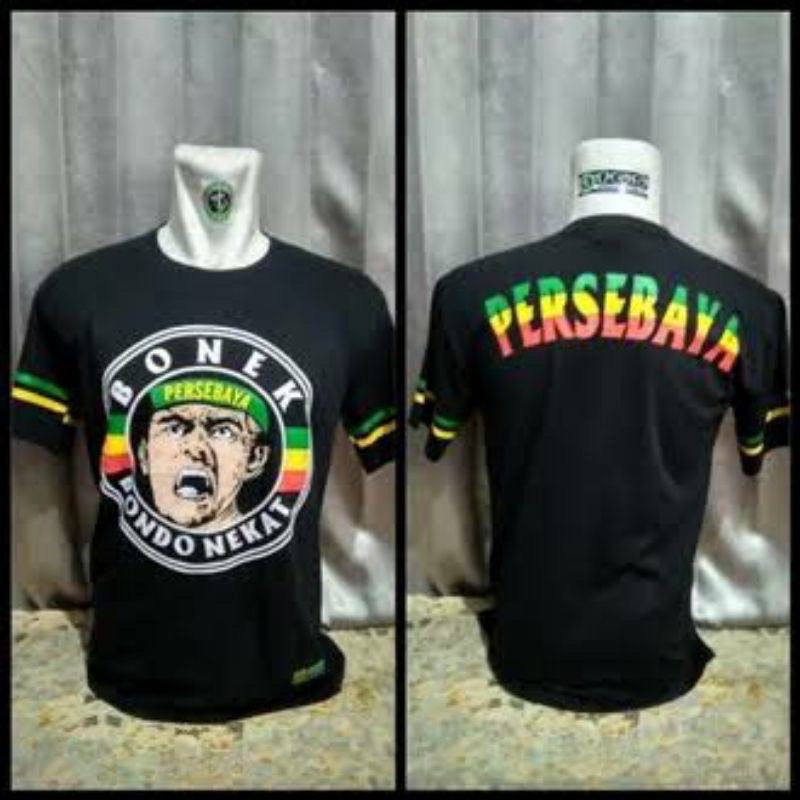 Kaos Bonek Bondo nekat Persebaya katun combed