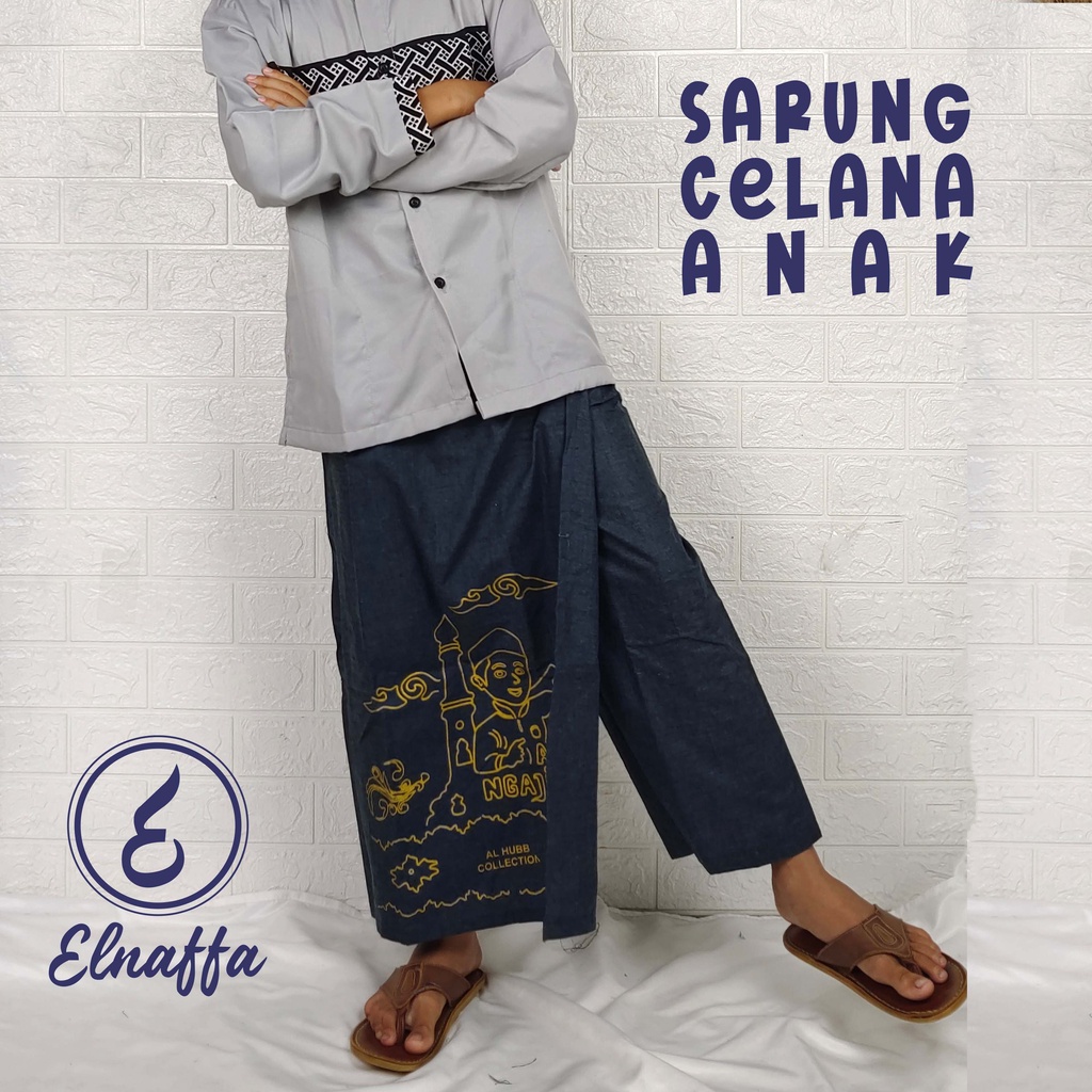 Sarung Celana  Anak ,Sarung Anak Instan printing usia 4-9 thn