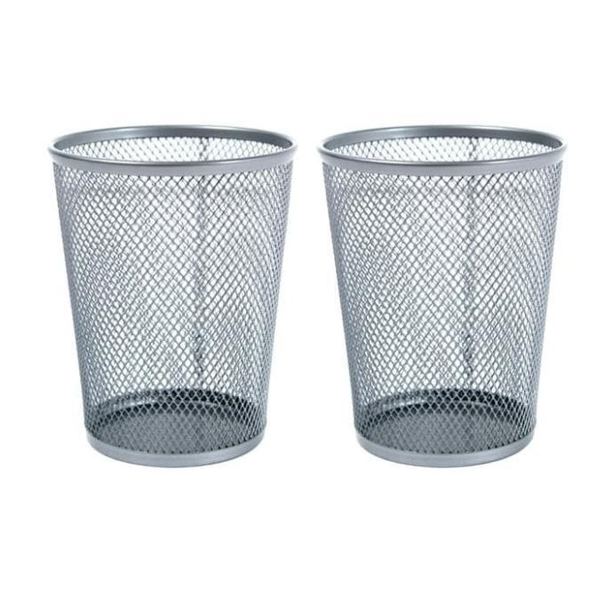 

@=@=@=@=] Cup Tempat alat tulis/Pensil 2 Pcs in - Silver