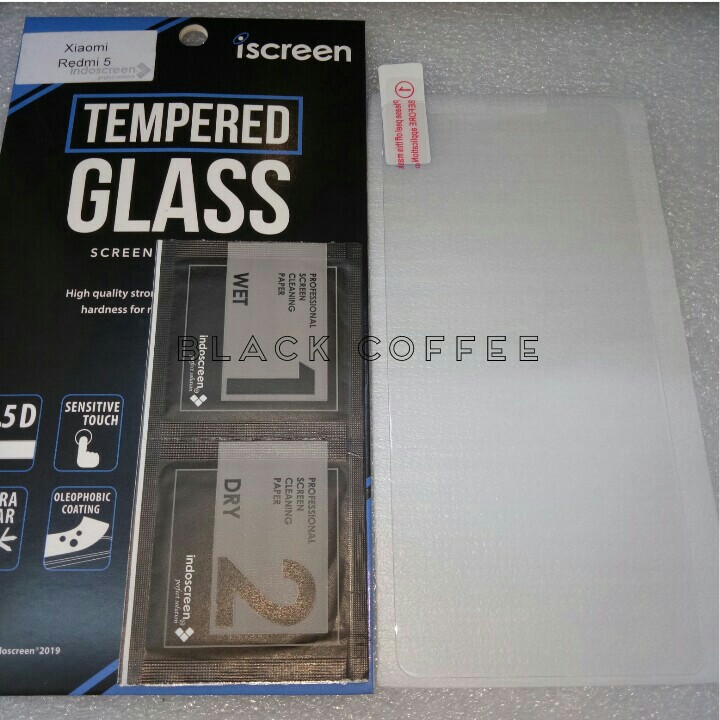 Tempered glass xiaomi redmi 5 tempered glass iScreen bening