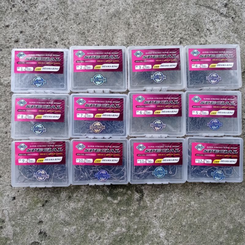 kail stella iseama 1009 box isi 100 pcs 1,2,3,4,5,6,7,8,9,10,11,12