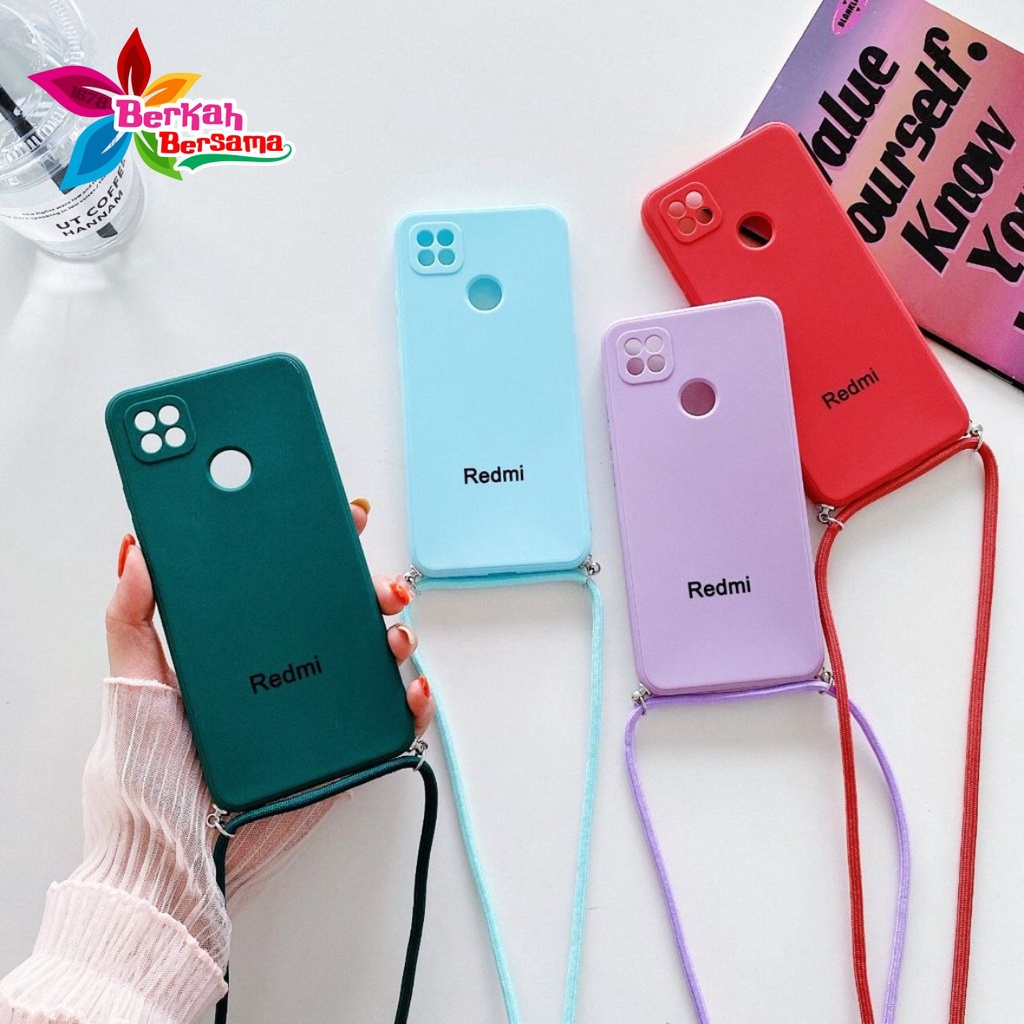 SOFTCASE SLINGCASE ORIGINAL SILIKON PELINDUNG KAMERA XIAOMI REDMI NOTE 8 9 10 PRO BB5652